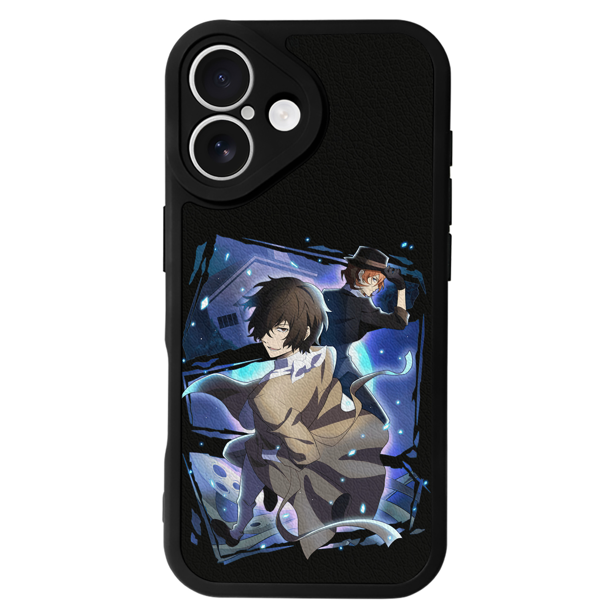 （画像用） 文豪ストレイドッグス Bungo Stray Dogs 【iPhone 16シリーズ対応】シリコンスマホケース（レザー調） 材質：シリコン